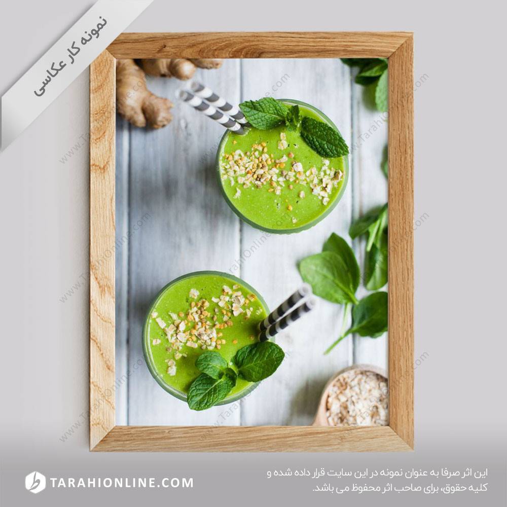 عکاسی از نوشیدنی ها - آب طالبی طبیعی